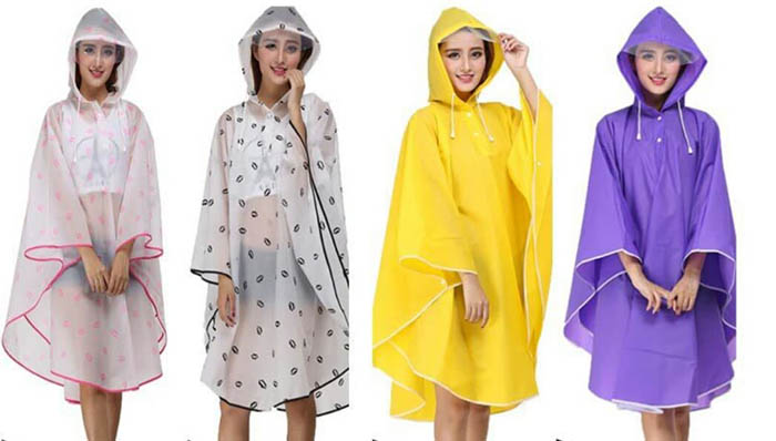Những chiếc áo mưa thời trang hiện nay rất đa dạng về kiểu dáng và màu sắc, hoạ tiết