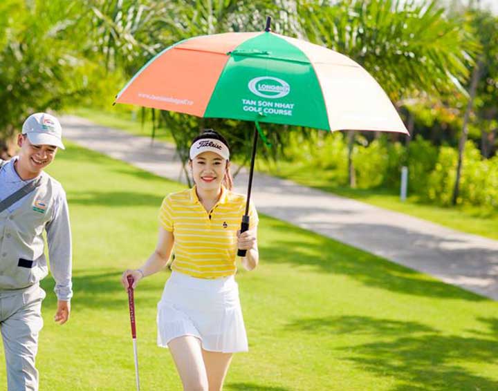 Ô dù quảng cáo được sử dụng phổ biến