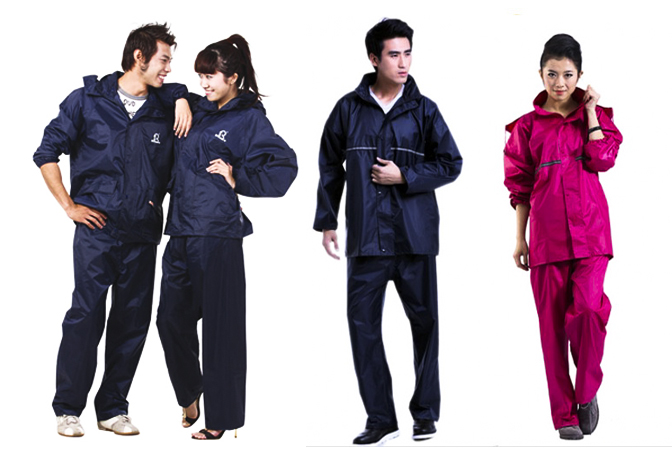 Kiểu dáng các loại áo mưa rất đa dạng